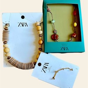 SALE !!! ZARA necklaces & brooch bundle